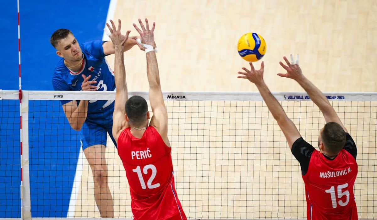 Tchéquia surpreendeu a Sérvia na estreia do Grupo H do Mundial de vôlei masculino (Volleyball World)