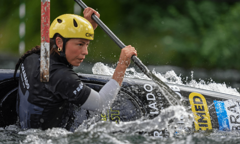 Ana Sátila na Copa do mundo de canoagem slalom