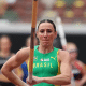 Juliana Campos atleta do salto com vara do Brasil no Mundial de atletismo