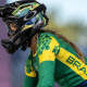 Paola Reis na Copa do mundo de ciclismo bmx racing
