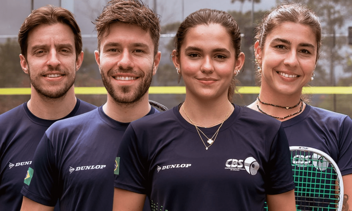 Brasil fará estreia histórica na Copa do Mundo de Squash de Equipes