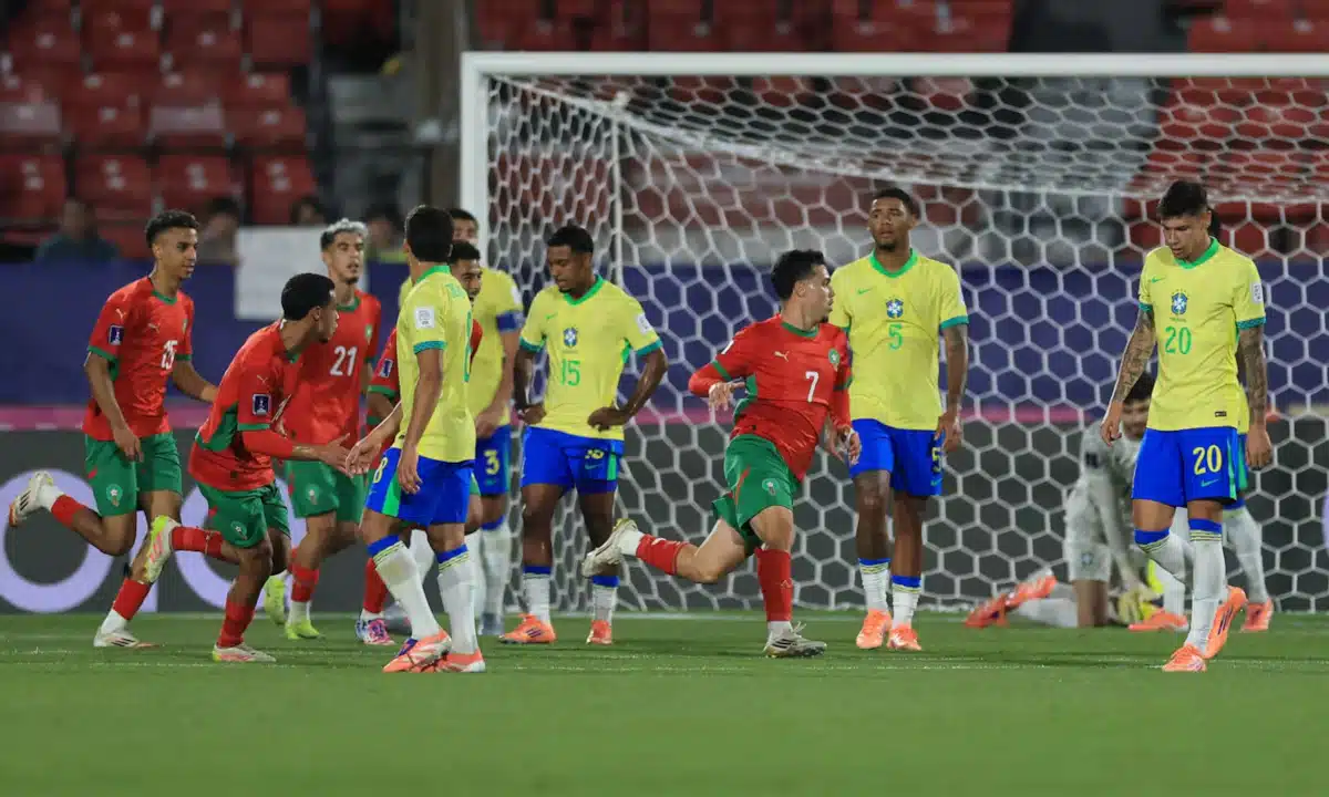 Brasil Sub-20 perde para Marrocos e luta por vaga dramática no Mundial de futebol