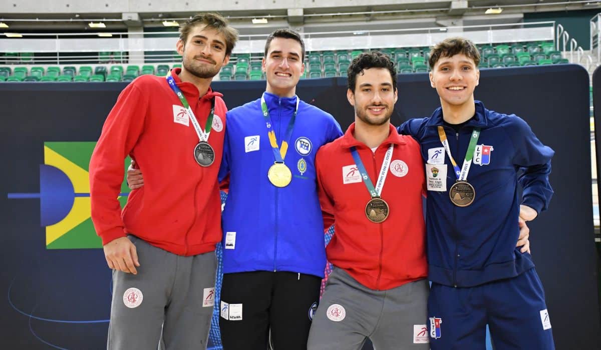 Bruno Pekelman conquistou o título do sabre masculino no Torneio Cidade do Rio de Janeiro de esgrima