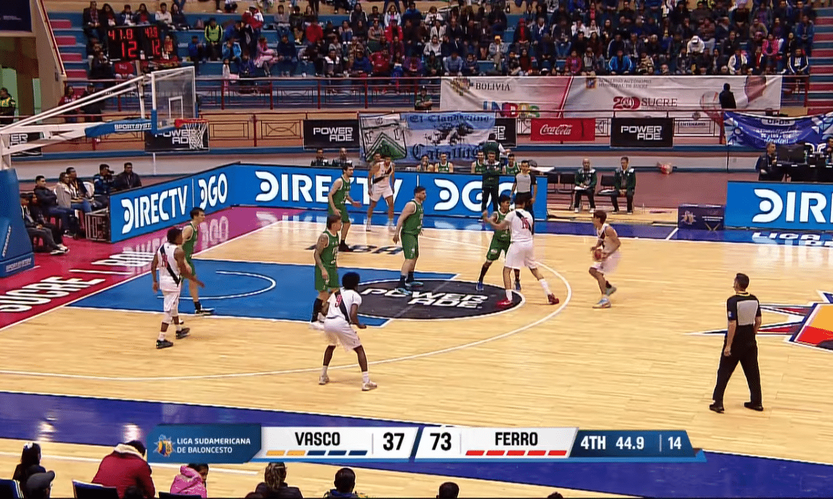 Em crise, Vasco é dominado por argentinos na Liga Sul-Americana de basquete