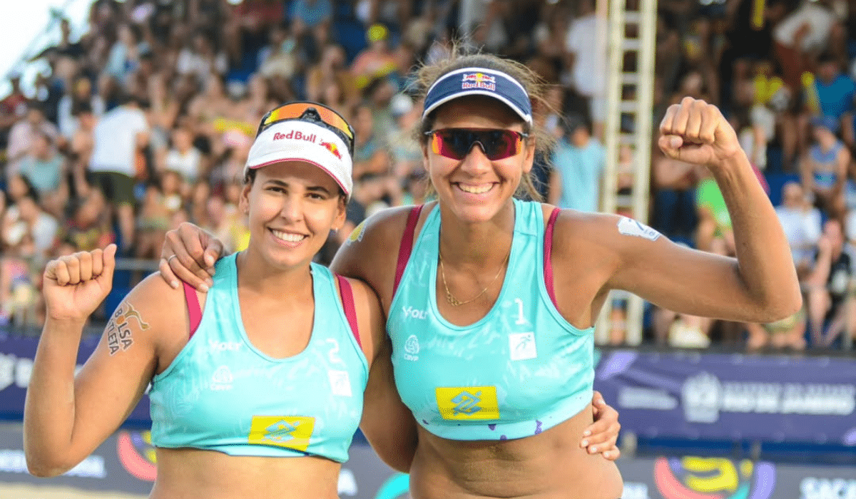 Duda e Ana Patrícia conquistaram o segundo ouro no Circuito Brasileiro de Vôlei de Praia 2025, adelmo