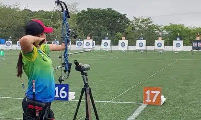 Helena Moraes é campeã brasileira de tiro com arco paralímpico