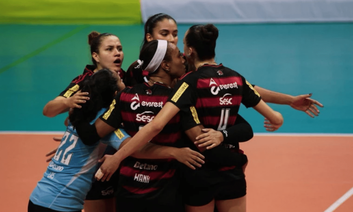 Sesc Flamengo domina e garante vaga na final do Carioca de Vôlei