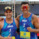 George e Saymon, campeões d o Challenge de Veracruz sem perder nenhum set