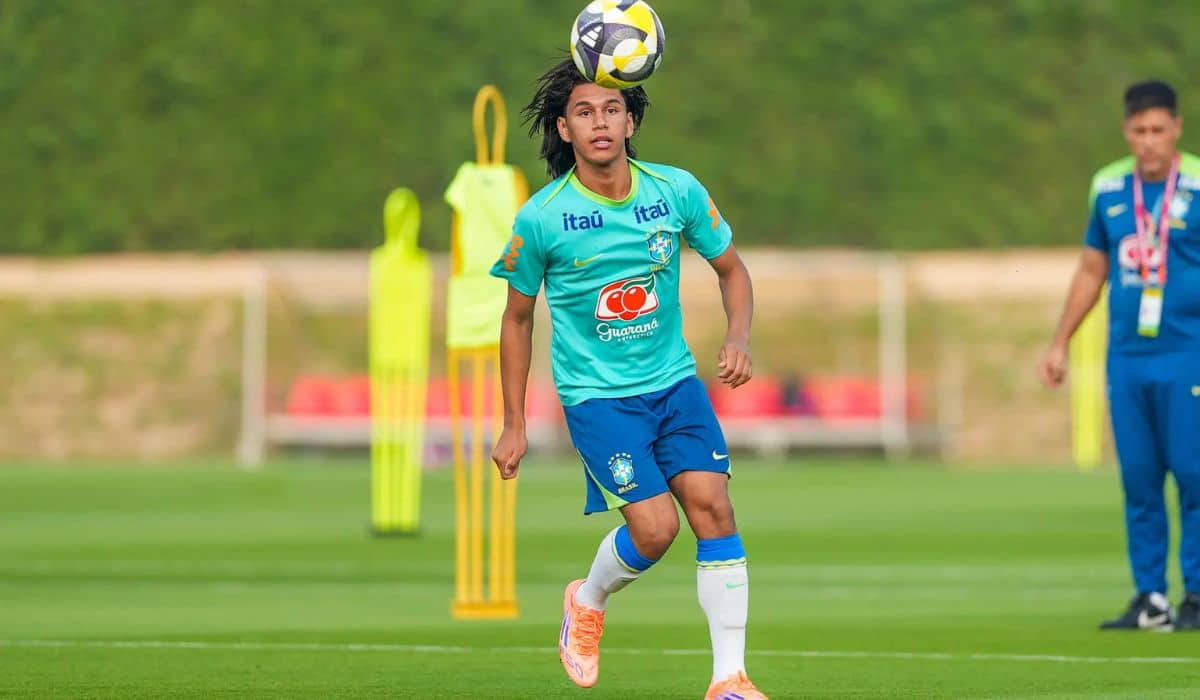 Arthur Ryan é uma das esperanças do Brasil na disputa da Copa do Mundo Sub-17 de futebol masculino