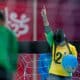 Na imagem, Brasil x México, no goalball, pelo Parapan de Jovens Santiago 2025.