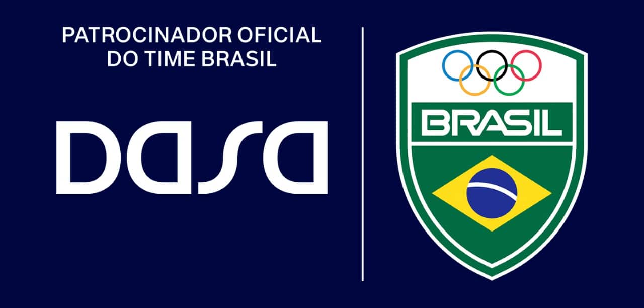 Imagem patrocínio COB (Comitê Olímpico do Brasil) e Dasa