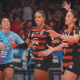 Simone Lee brilhou na vitória do Sesc Flamengo sobre o Minas pela Superliga (Foto: PaulaReis/Flamengo)