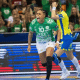 Bruna de Paula foi a goleadora da vitória do Gÿor (Foto: EHF/Champions League)