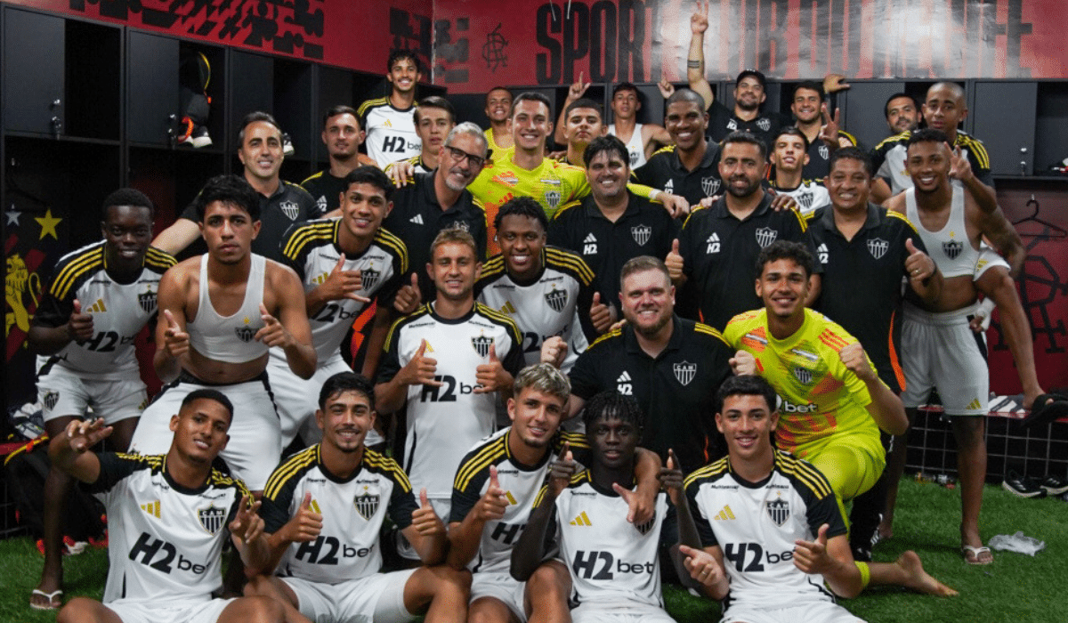 O Atlético-MG se classificou para a fase semifinal da Copa do Brasil Sub-20