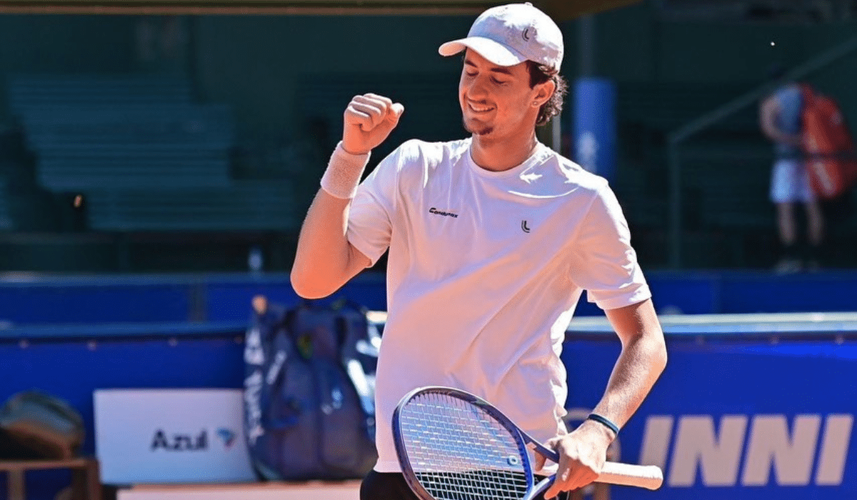Victor Hugo Pagotto disputa o título das duplas do Challenger de Guayaquil (Foto: Instagram @victor.hpagotto)