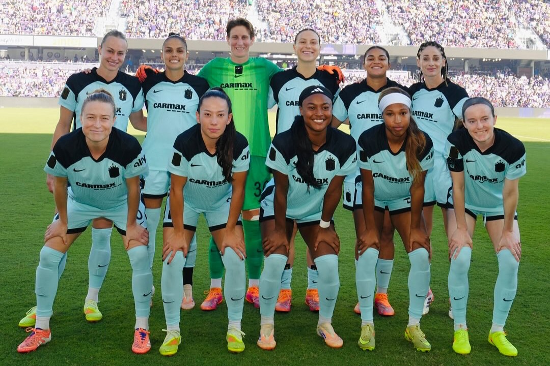 Na imagem, time pousado titular do Gotham FC na partida da semifinal.