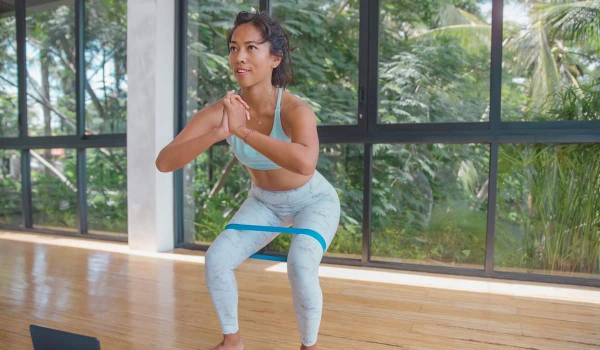Treino de equilíbrio com elásticos- coordenação e força