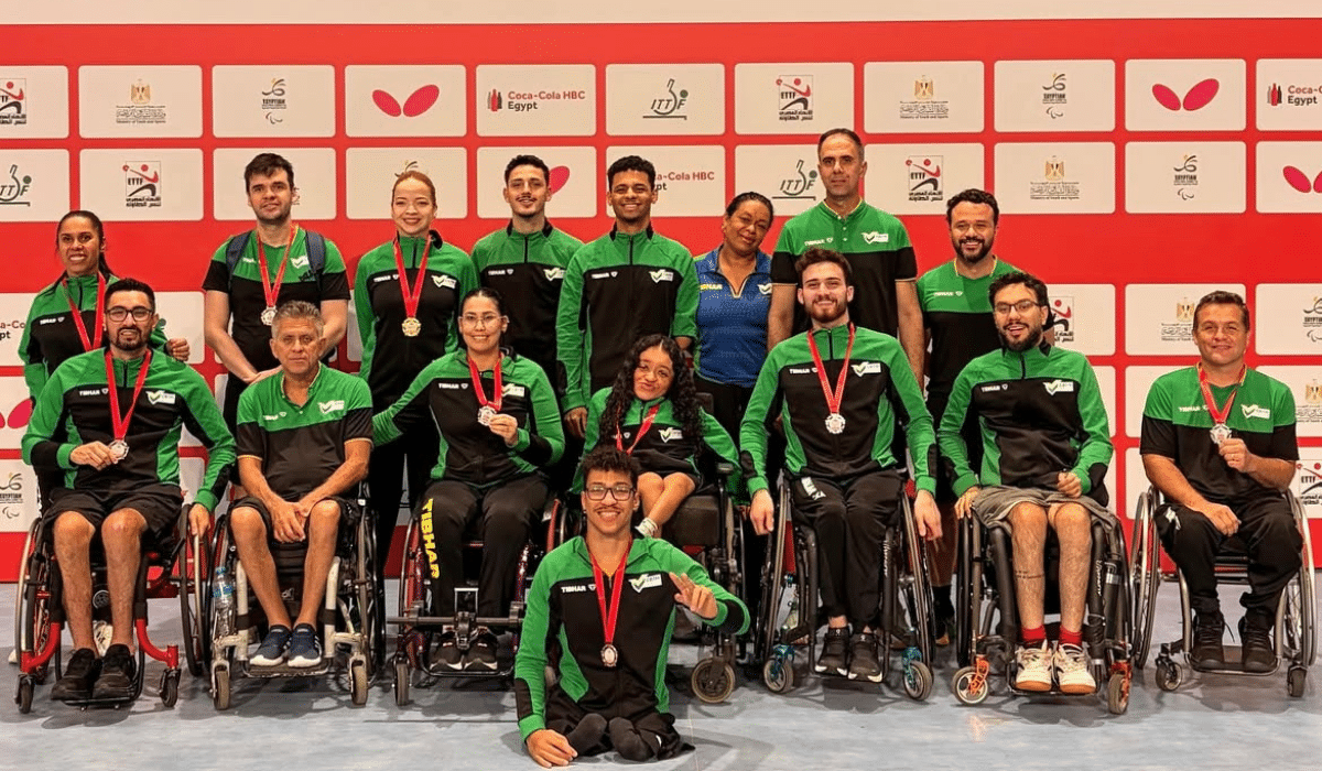 Delegação brasileira no Challenger de Giza