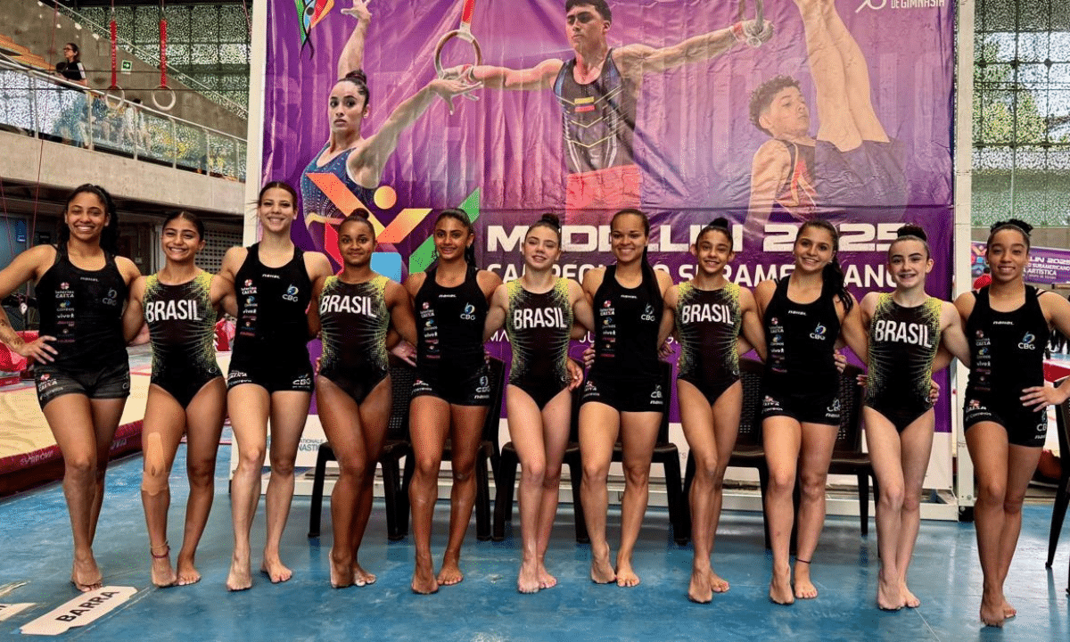 Equipe feminina do Brasil no Sul-Americano de ginástica artística - veja a programação