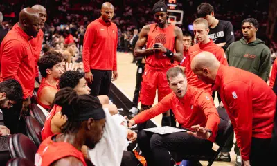 Tiago Splitter comanda Portland Trail Blazers em jogo contra o Oklahoma City Thunder na NBA