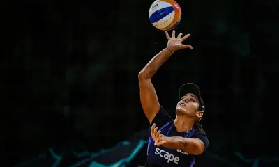 Vitória e Hegê no Mundial de vôlei de praia
