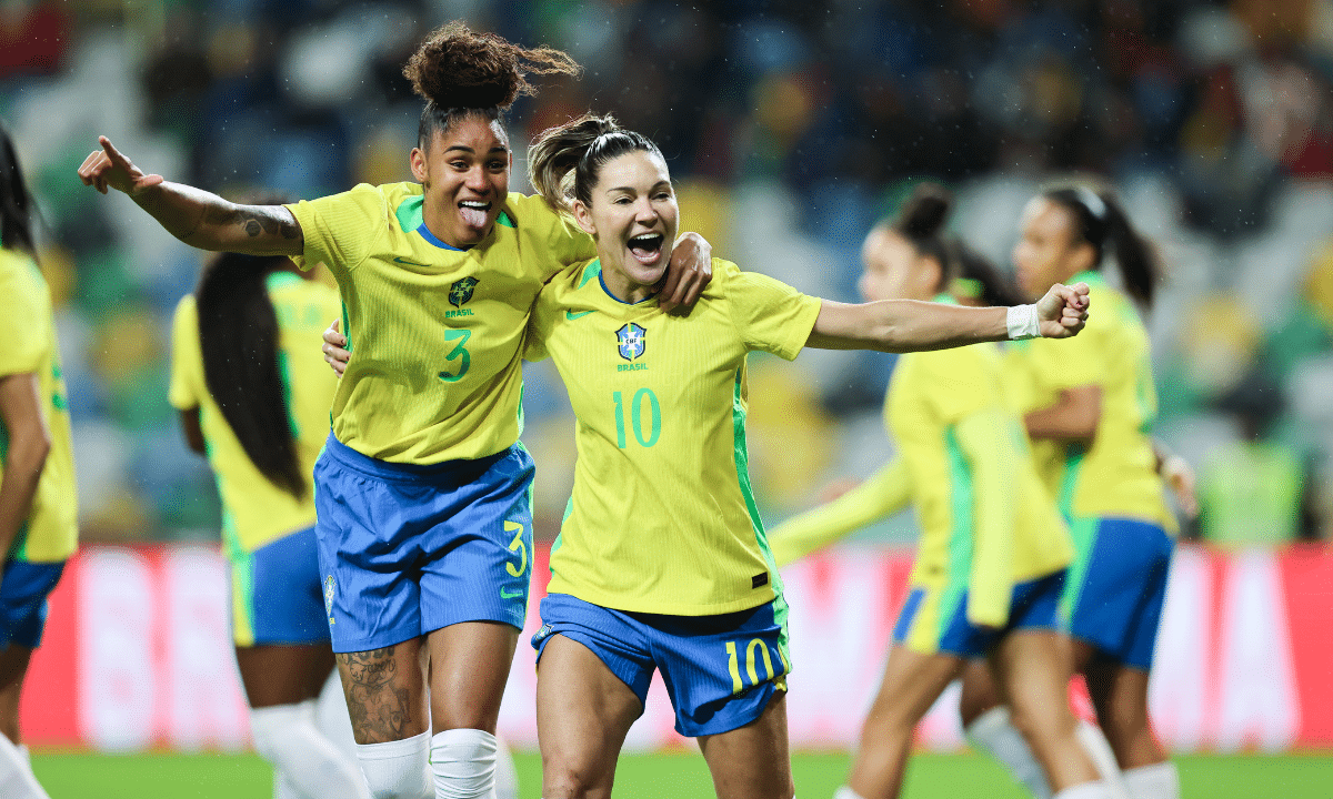 Brasil x Portugal - Amistoso de Futebol Feminino