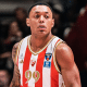 Yago Santos saiu vitorioso pela Euroliga mesmo sem entrar em quadra (Foto: Instagram @crvenazvezdakk)