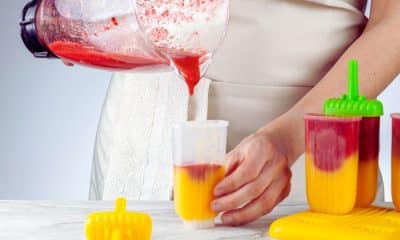 Sorvetes saudáveis- picolés caseiros com frutas e iogurte
