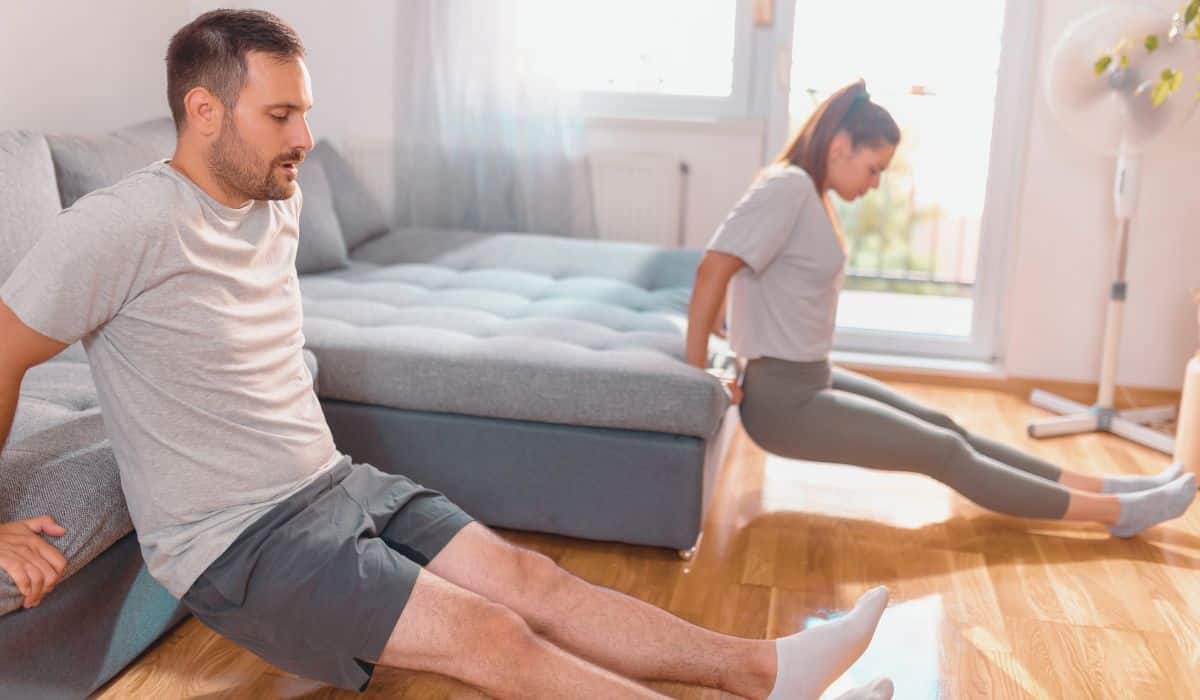 Treino funcional com objetos de casa- criatividade e resultado