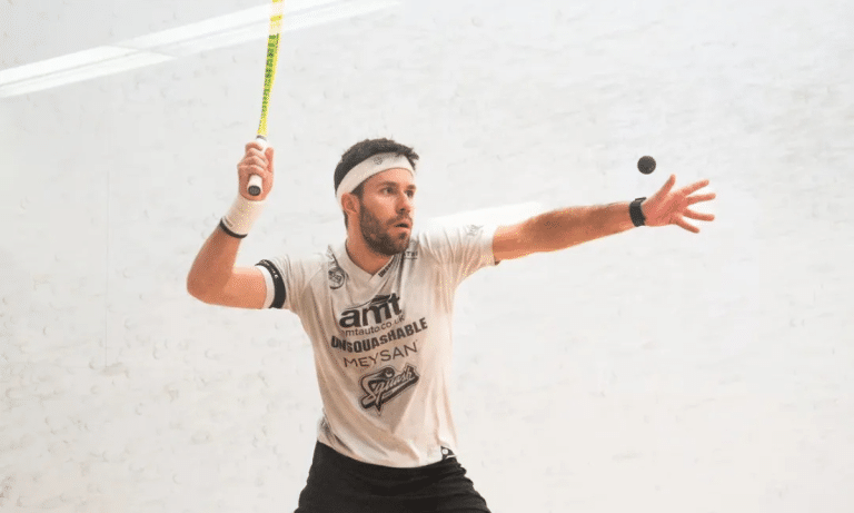 Diego Gobbi no Challenger de Chennai de squash Odense Open de Squash laura silva