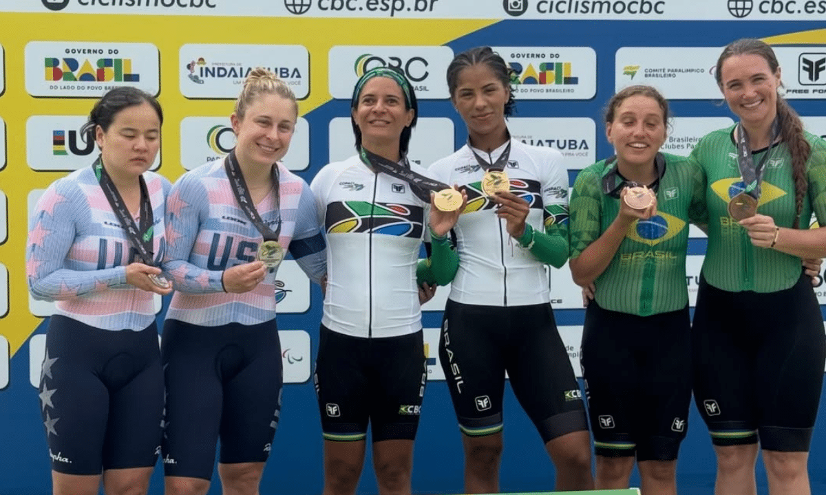 Estrelas do atletismo brasileiro brilham no Pan de Paraciclismo Pista e Estrada