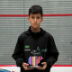 Lucas Navarro conquistou uma das duas medalhas de ouro do Brasil no último dia de Sul-Americano de base (Foto: Instagram @cbsquash)