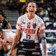 Acosta se destacou em ataques na vitória do Sesi Bauru sobre o Osasco a final do Sul-Americano de Clubes (Foto: Betto Dolorier/FPV)