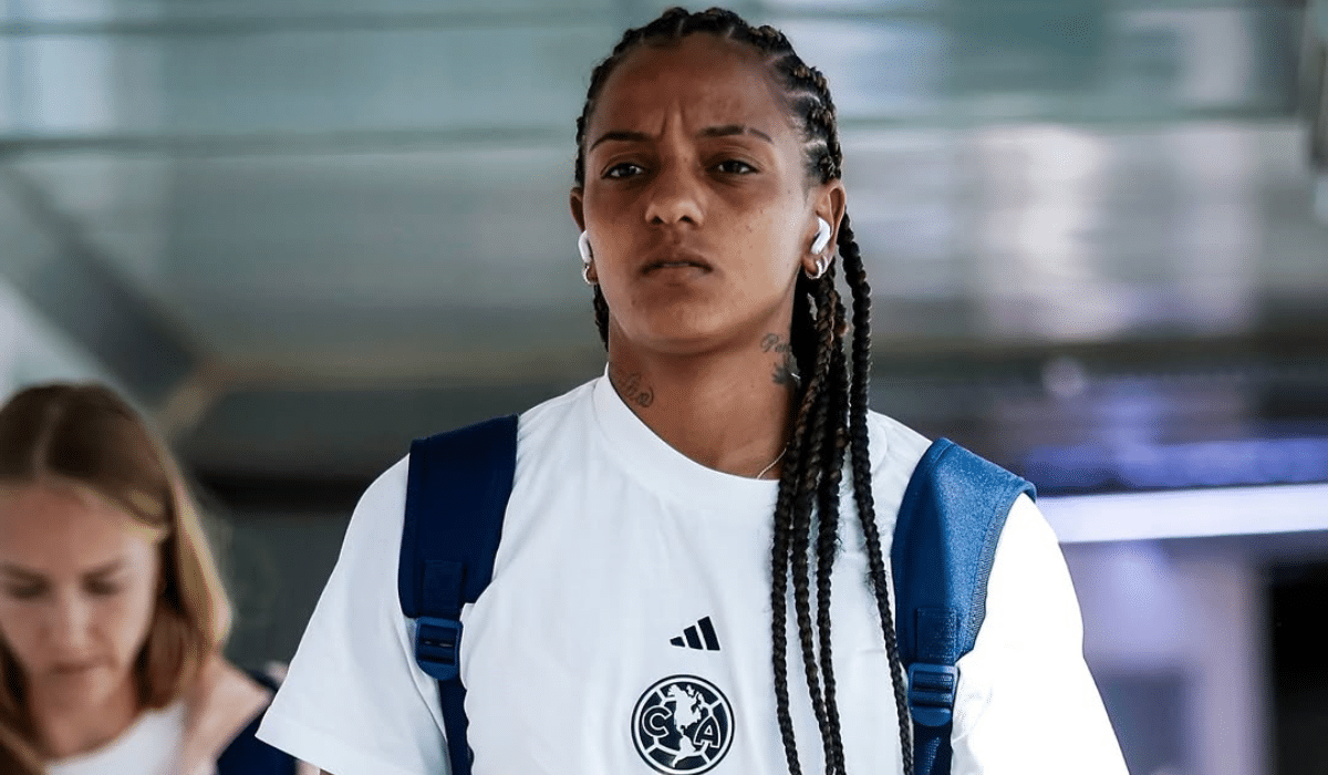 Geyse é jogadora do América do México (Foto: Instagram @americafemenil)