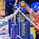 Maurício Borges teve papel decisivo na virada do Vôlei Renata no primeiro set (Foto: Pedro Teixeira/Vôlei Renata)