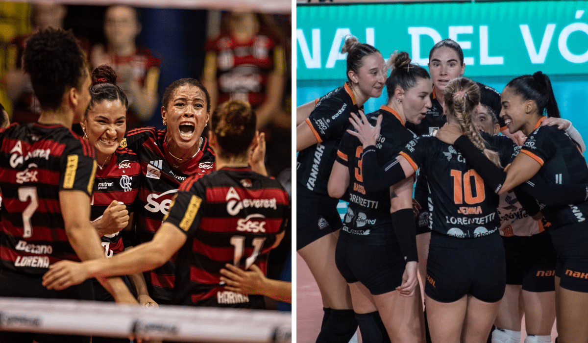 Sesc Flamengo e Osasco são os maiores campeões da história da Copa Brasil com quatro títulos (Fotos: Foto: Betto Dolorier/FPV e Paula Reis/Flamengo)