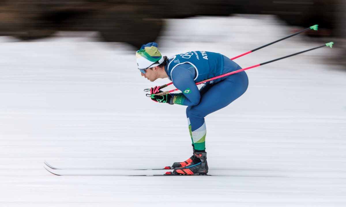 Manex Silva no esqui cross-country dos Jogos Olímpicos de Inverno Milão-Cortina 2026