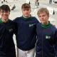 Matheus Brandt, Pedro Hopfer e Matheus Souza duramte a Etapa do Cairo da Copa do Mundo Júnior de Espada