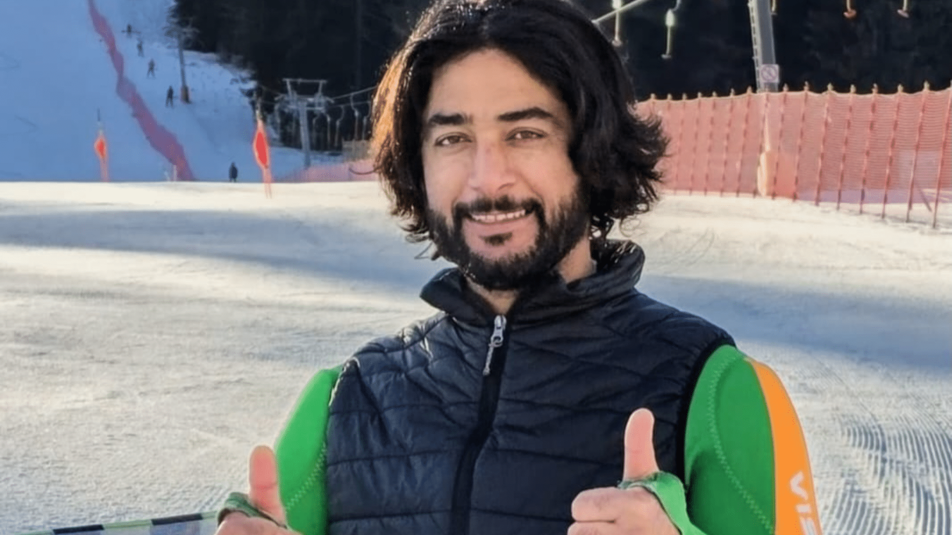 Arif Khan Milão-Cortina himalaia jogos de inverno esqui alpino