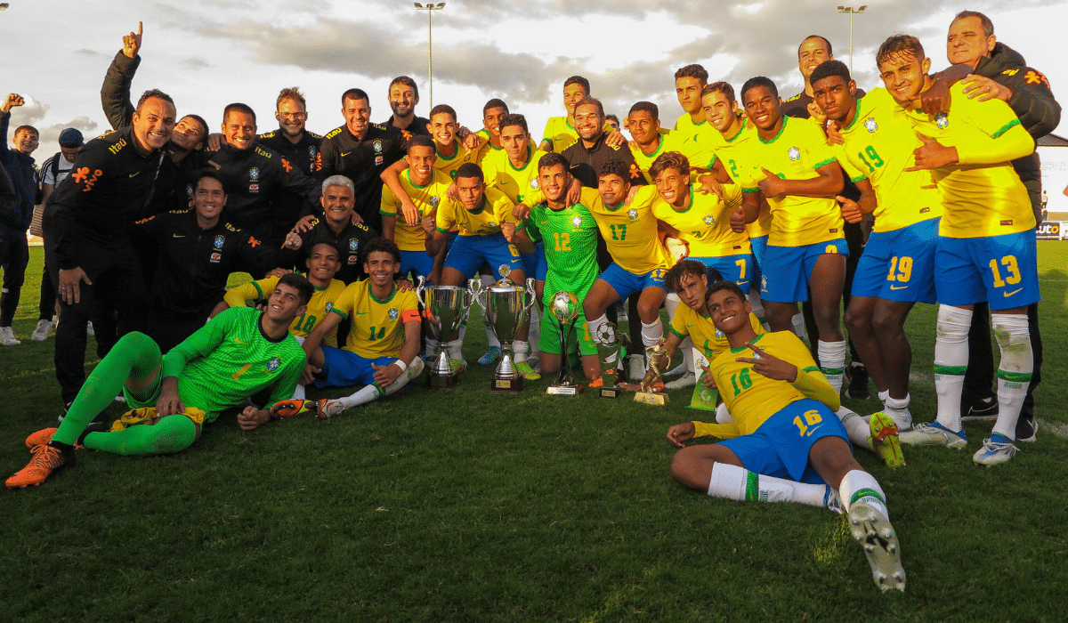 Brasil conquistou o tradicional torneio francês em 2022 (Foto: Bruno Pacheco/CBF)