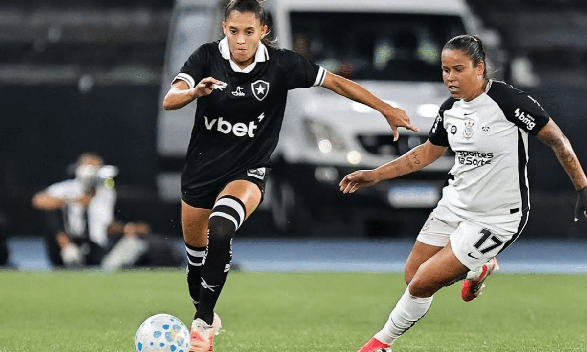 Vic Albuquerque marcou um dos três gols do Corinthians na vitória sobre o Botafogo (Arthur Barreto/BFR)