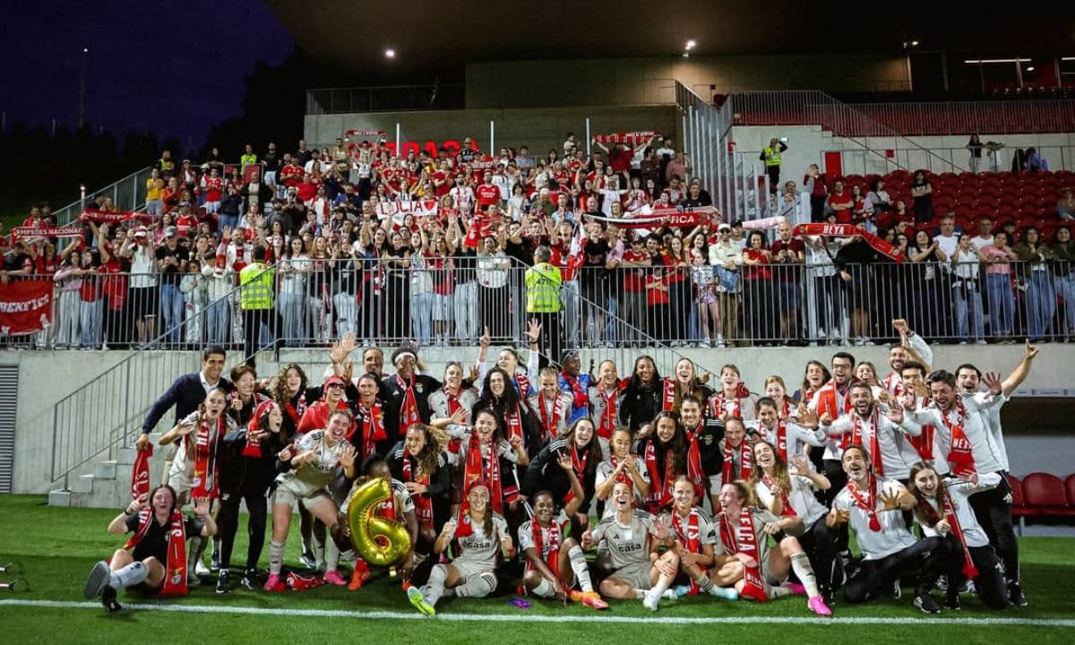Com gol de Nicole Raysla, Benfica conquista por antecipação o hexa do Português feminino (Divulgação)