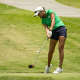 Eduarda Roggero pela primeira rodada no Club de Golf de Panamá, nesta terça-feira, 21, na Cidade do Panamá. Foto: Bruno Ruas /COB