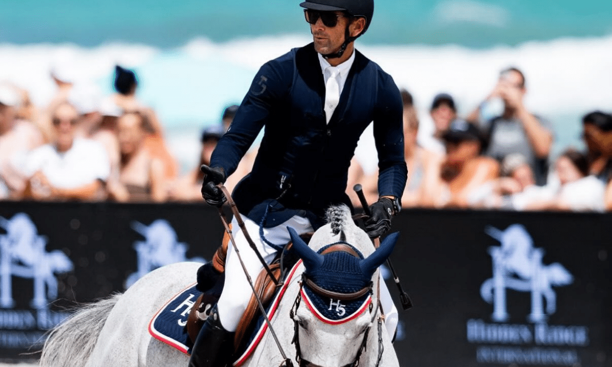Eduardo de Menezes é prata no hipismo no CSI5* LGCT de Miami (Foto: Reprodução / Instagram) roterdã