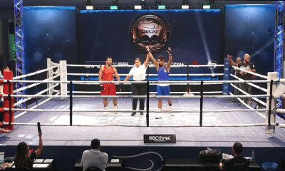 Estivan Falcão estreia com vitória por nocaute técnico no Brasileiro de Boxe