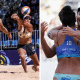 Duda e Ana Patrícia disputam o título contra Thamela e Vic (Foto: Patricy Albuquerque/Divulgação/CBV)