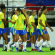 Gigi marcou o primeiro gol do Brasil no jogo e no Sul-Americano Sub-17 (Foto: Diana Carrillo/Staff Images/CBF)