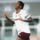 Na imagem, Lelê comemorando o primeiro gol do Fluminense contra o Mixto.
