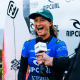 Luana Silva brinca após derrubar 10 títulos da WSL em Bells Só consigo dar risada