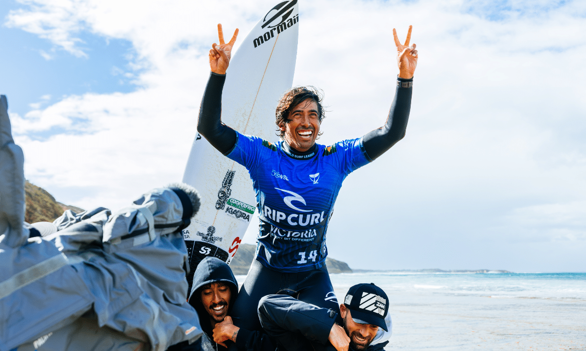 WSL Miguel Pupo vence Yago Dora e conquista título histórico em Bells Beach